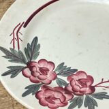 Two Digoin Sarreguemines dessert plates