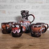 Set cups and pitcher