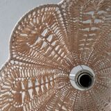 Lustre pink braided raffia hanging