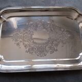 Small rectangular silver metal top