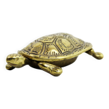 Brass turtle ashtray