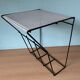 String black and white wall unit 1960s Pilastro style