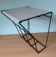 String black and white wall unit 1960s Pilastro style