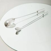 Set à couverts à cocktail moderniste, années 1980
