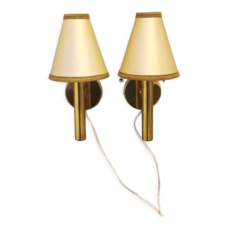 A set of wall lamps from the 70s, designed by Svend Mejlstrøm, for MS Lighting Denmark.