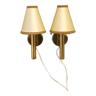 A set of wall lamps from the 70s, designed by Svend Mejlstrøm, for MS Lighting Denmark.