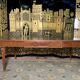 Louis XVI style flat desk in mahogany