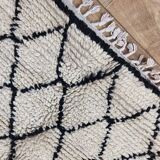 Tapis berbère en laine fait main 220 X 130 CM