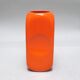 Orange rectangular vase Parravicini 1970s