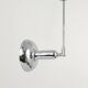 Adjustable suspended luminaire in the style of Gino Sarfatti 4, Gebr. Cosack, Germany, 1970s.