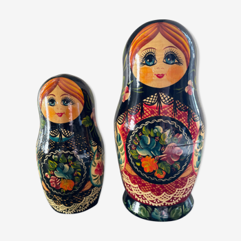 Lot de 2 poupées russes