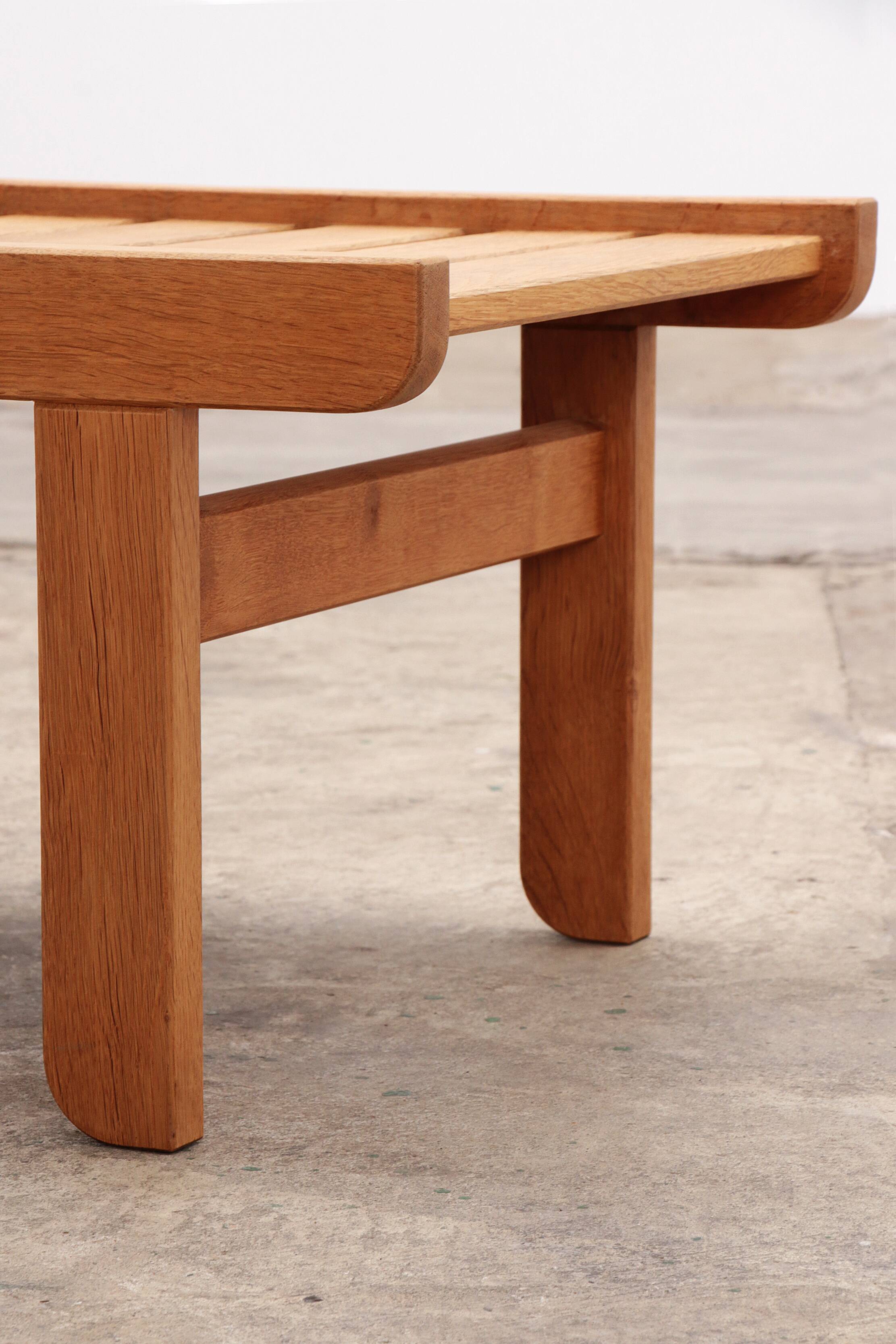 Bernt Petersen for Niels Eilersen bench made of oak, 1960