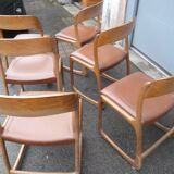 Suite of 6 Baumann sled chairs