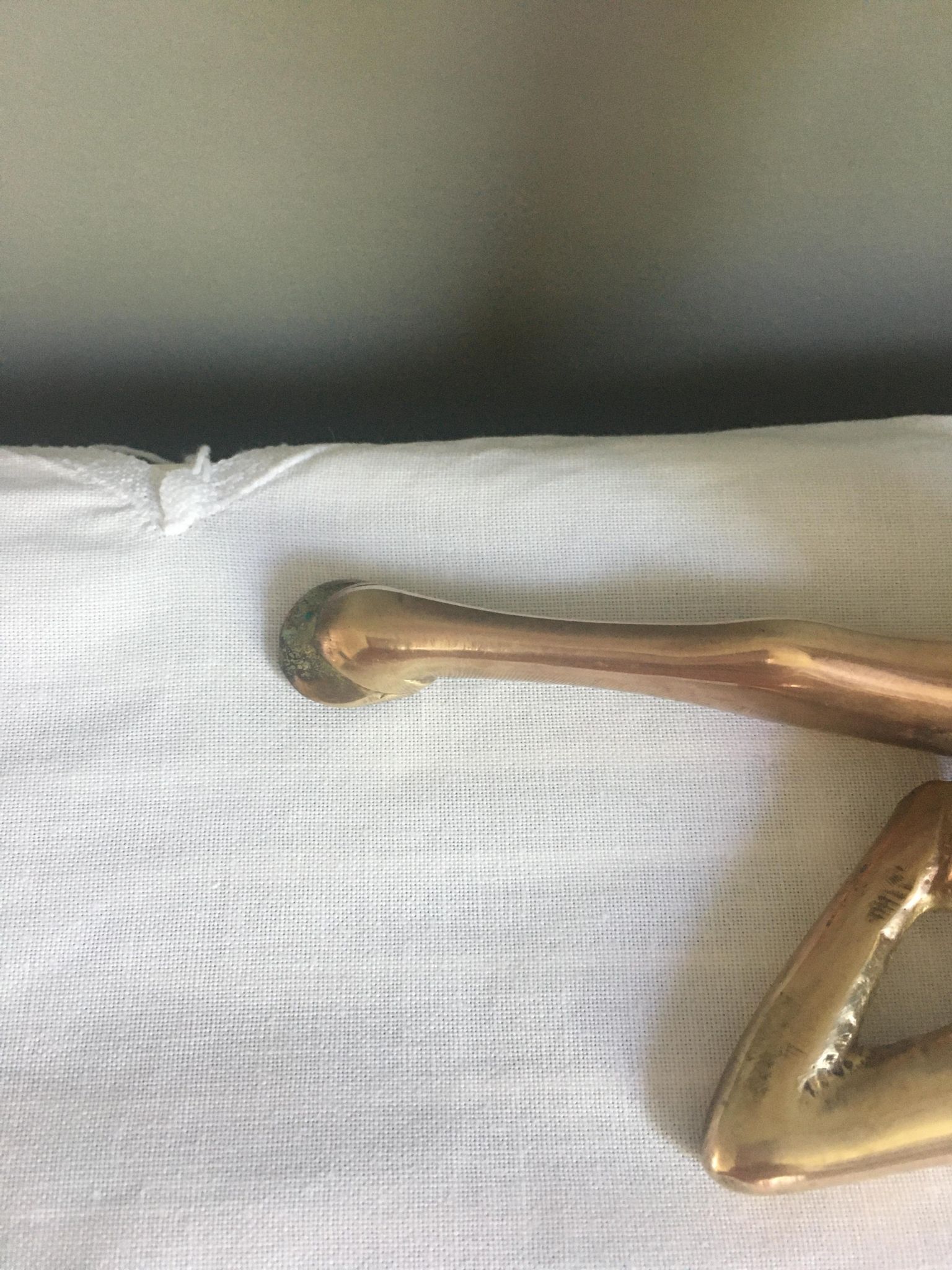 Vintage brass royal deer