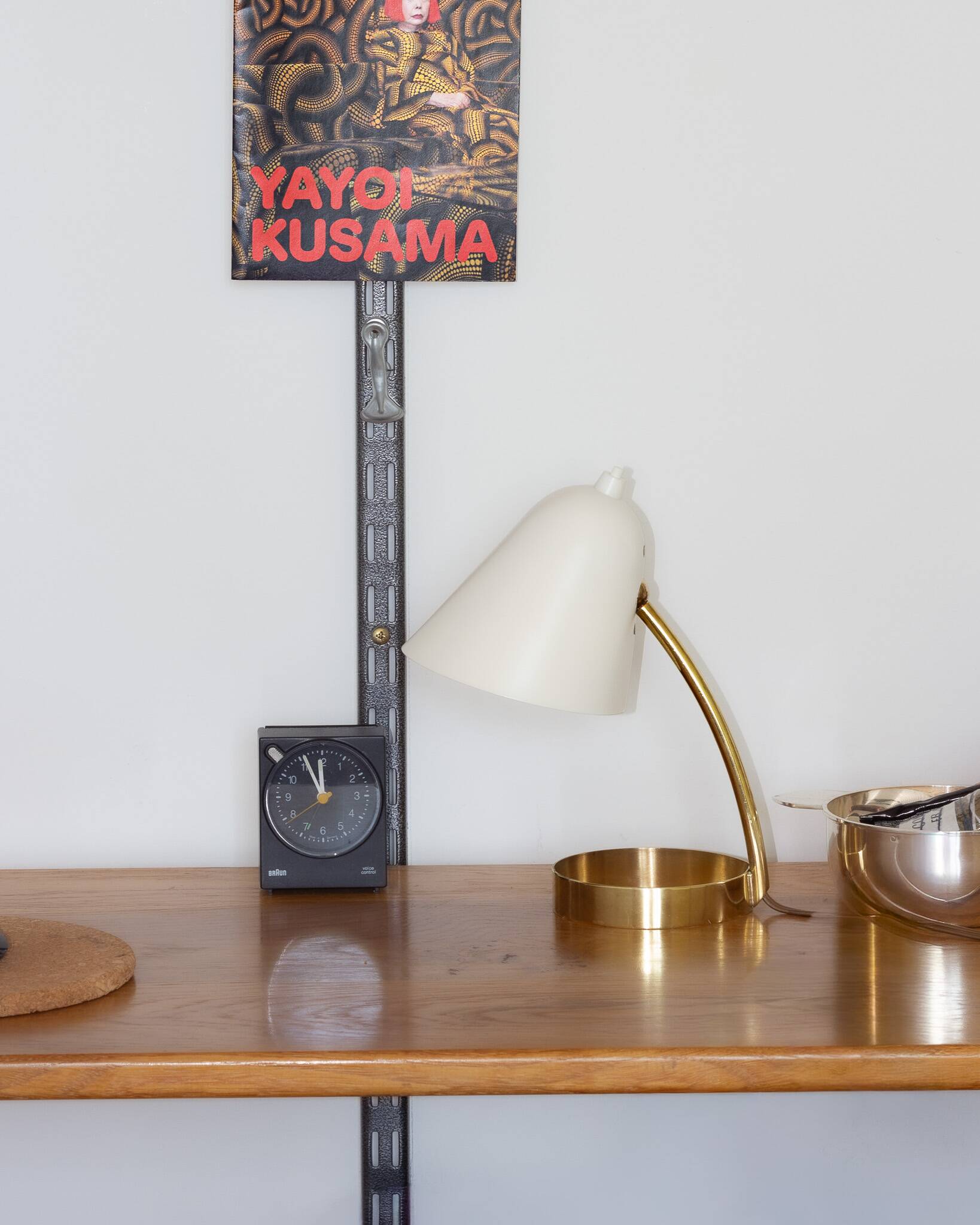Small brass cocotte lamp – 1950s