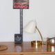 Small brass cocotte lamp – 1950s