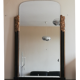 Old wood and stucco art deco mirror 100x155cm