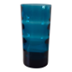 Vase en verre bleu