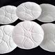 6 oyster plates in Limoges porcelain
