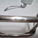 Postmodern Lino Sabattini Silver-Plated and Ceramic Cheese Bowl with Spoon