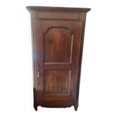 Armoire ancienne 1 porte bois massif — style Louis XV provincial — XVI