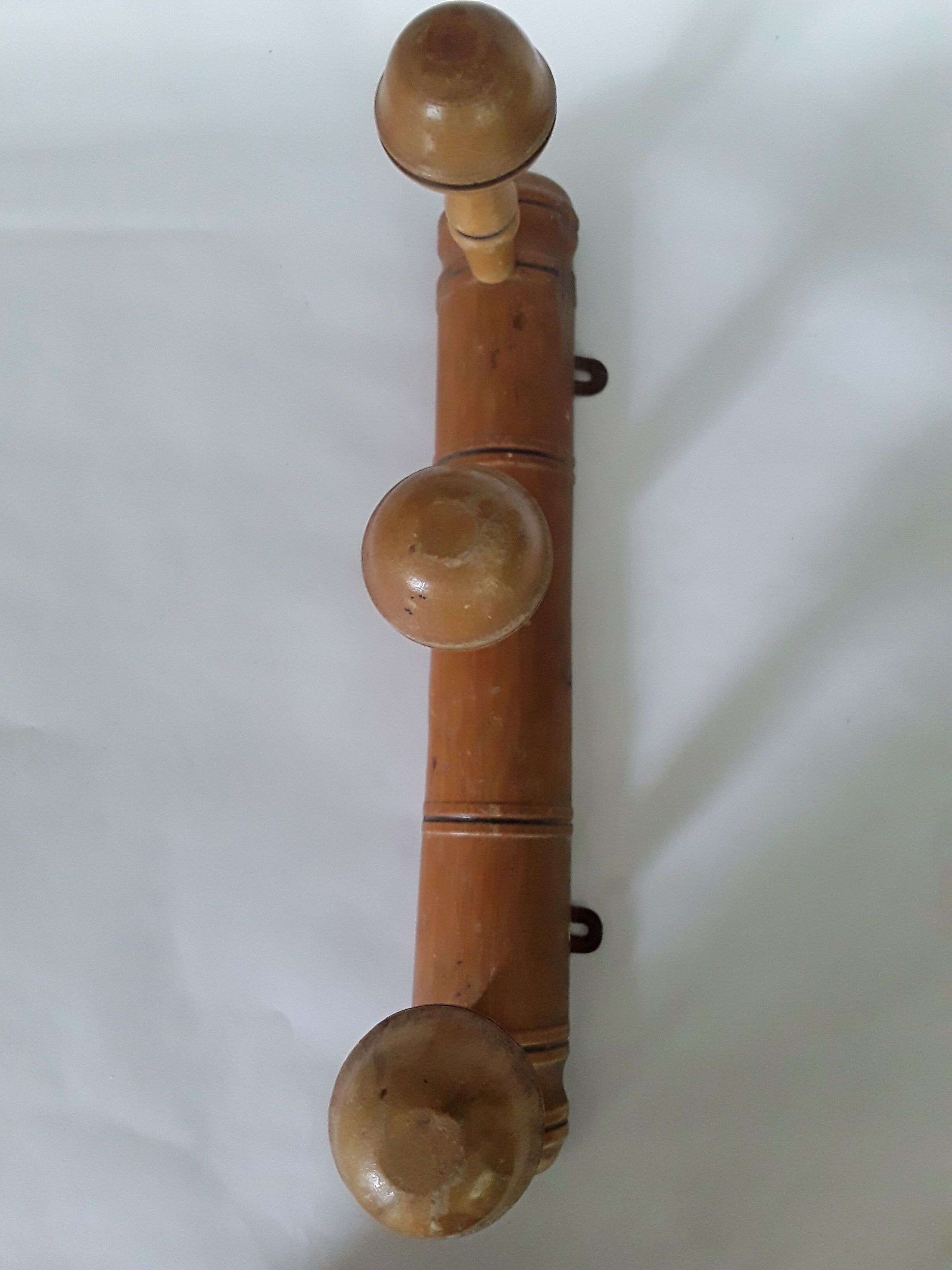 Porte manteau bois 3 patéres