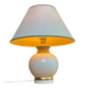 Vintage table lamp in crackled ceramic Rosagaso Spain 1990