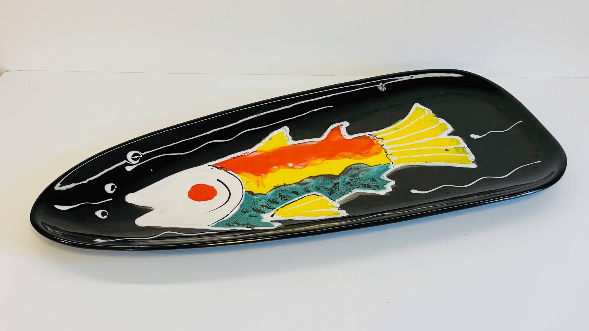 Xl plate niderviller earthenware factory france vintage