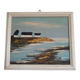 Painting by hand view Marine signed