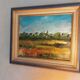 Oil on canvas "a Village in Brittany" signed by Raymond Scuiller