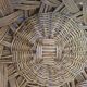 Large vintage woven wicker basket