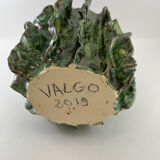 Valgo iridescent green design vase