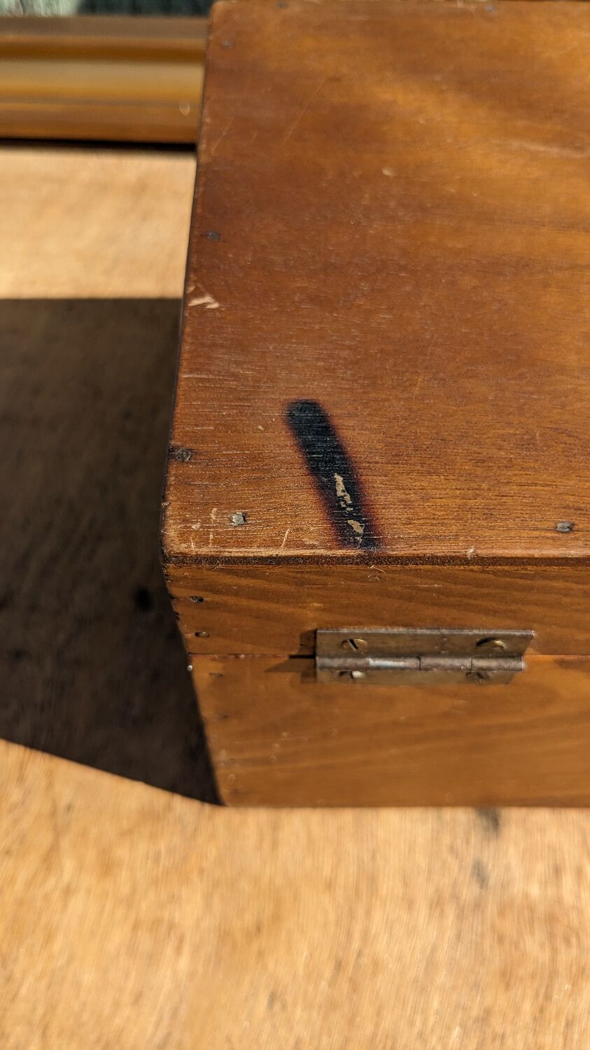 Wooden craft workshop box