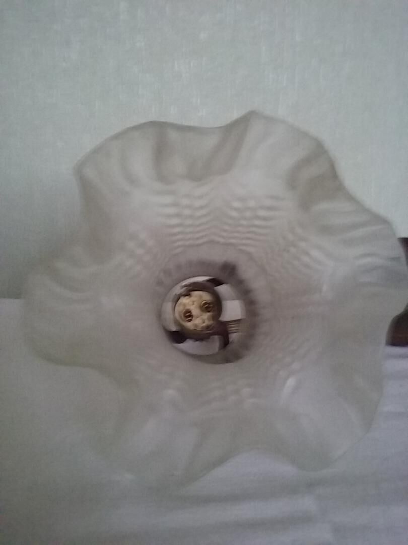 Art deco tulip wall sconce