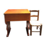 Child desk chair with trunk