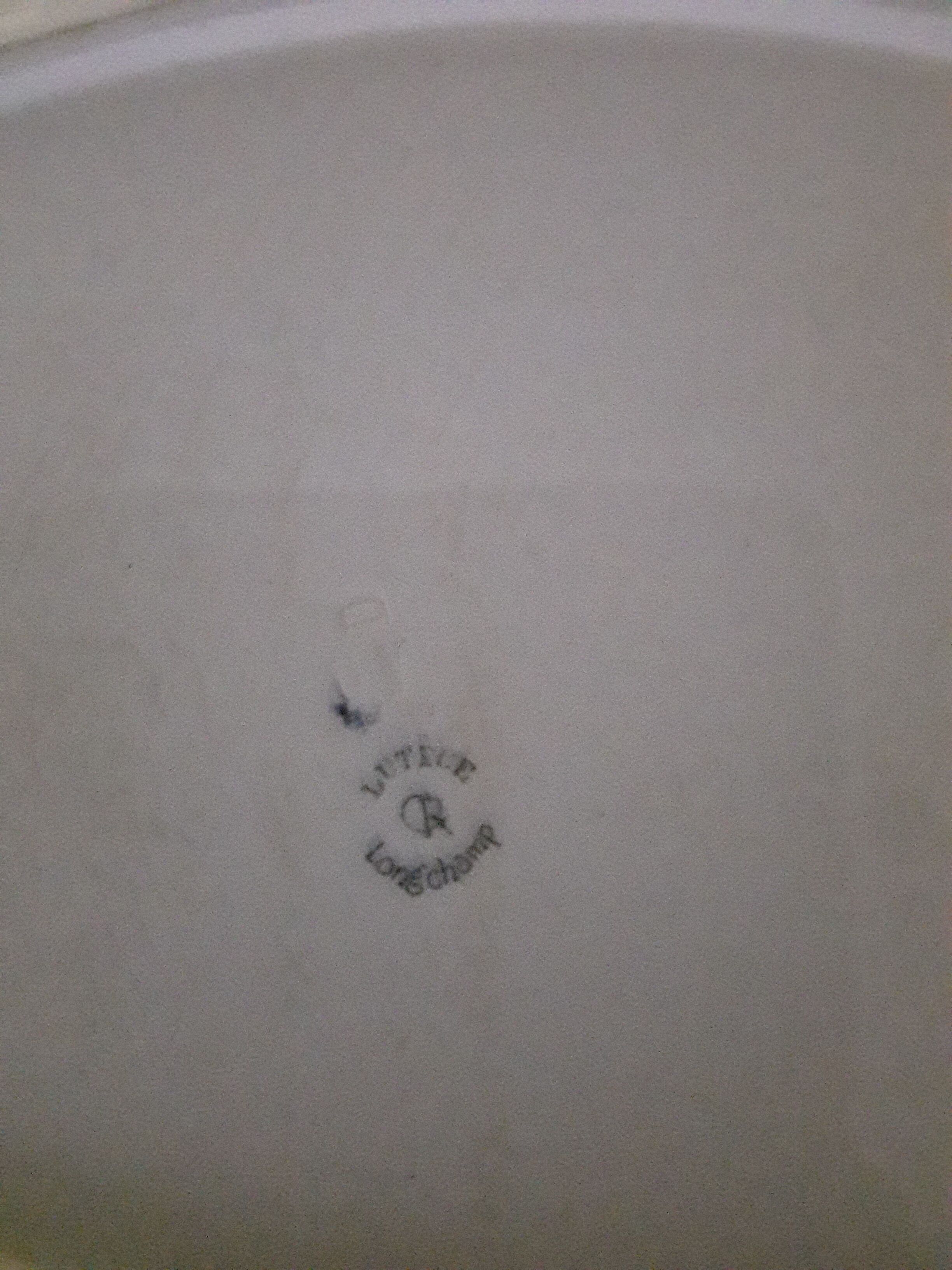 Longchamp faienceries oval dish