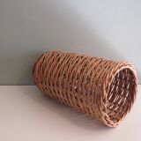 Vintage wicker umbrella stand