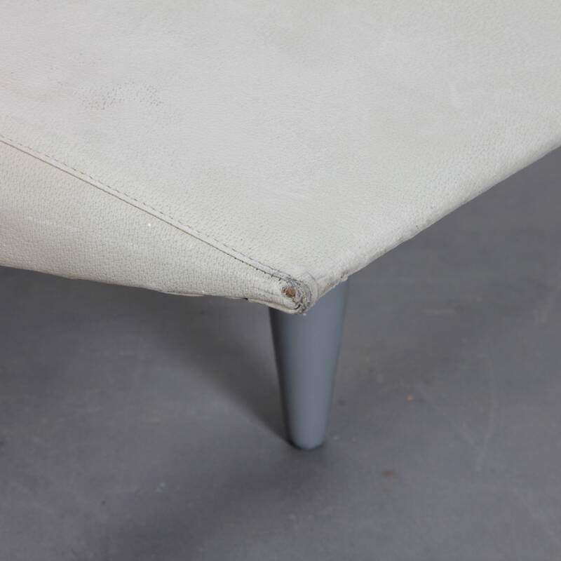 Faux leather bench from the 1980s