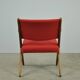 Classic Danish vintage scissor armchair by Arne Hovmand Olsen in OAK, 1960s