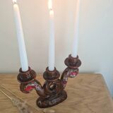 Vallauris 3-branched candle holder