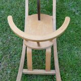 Wooden rocking horse