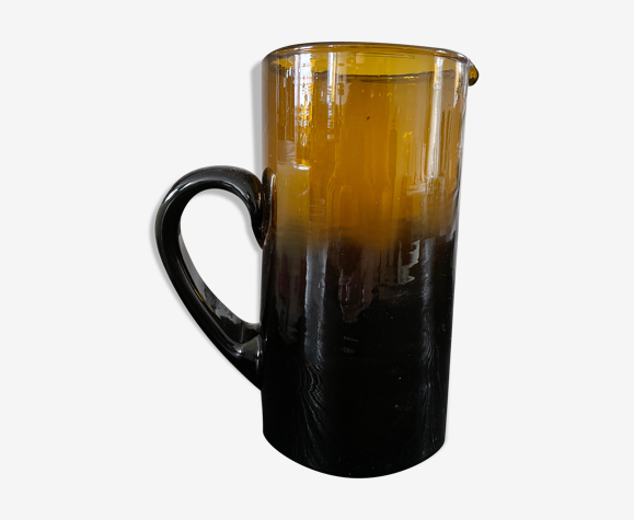 Carafe verre brun recyclé
