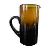 Carafe recycled brown glass