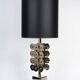 1970s vintage chrome table lamp