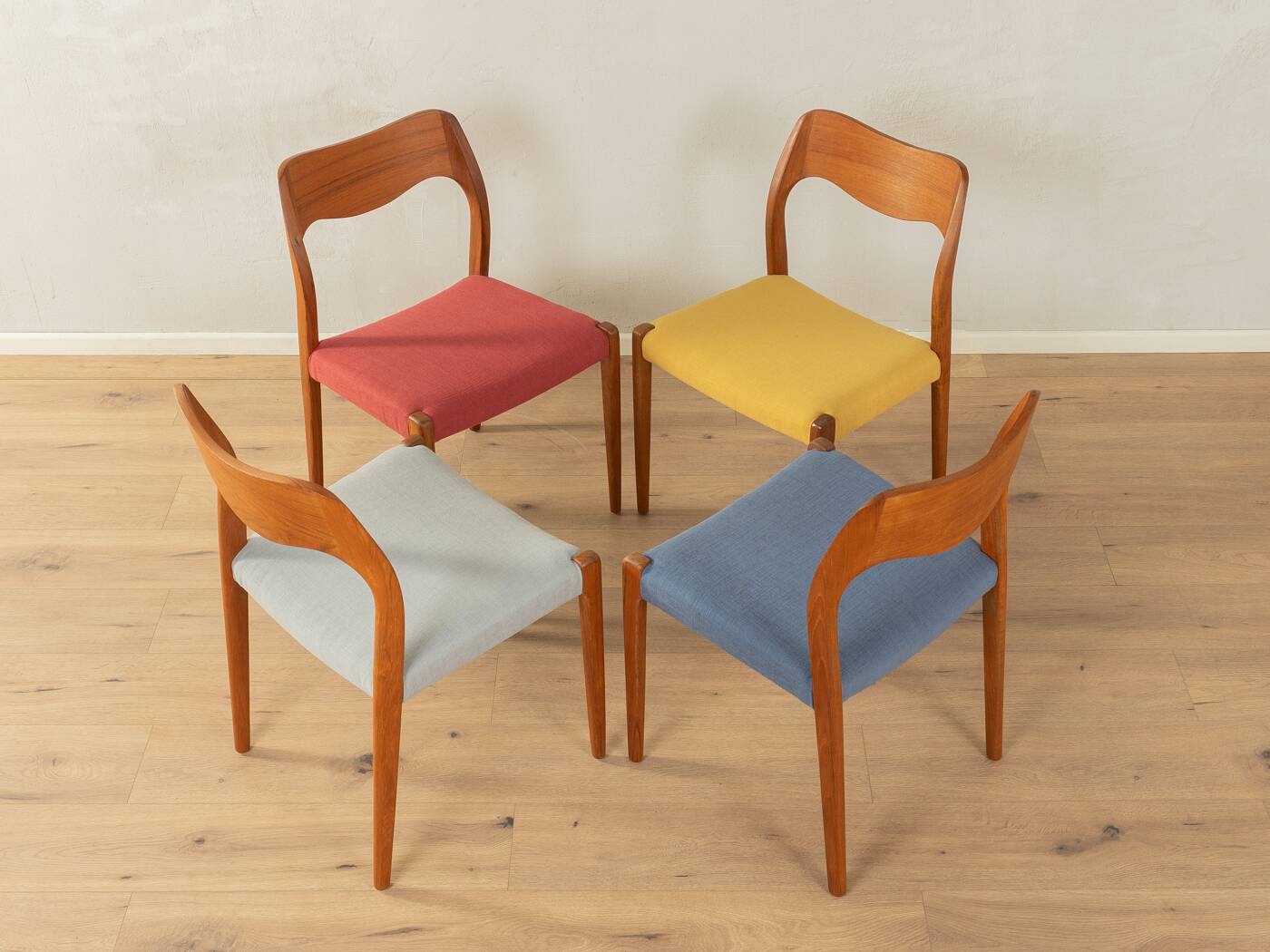 1950s Dining chairs, Nils O. Møller