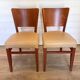 58 authentic bistro chairs Stella - Beech & Skaï model