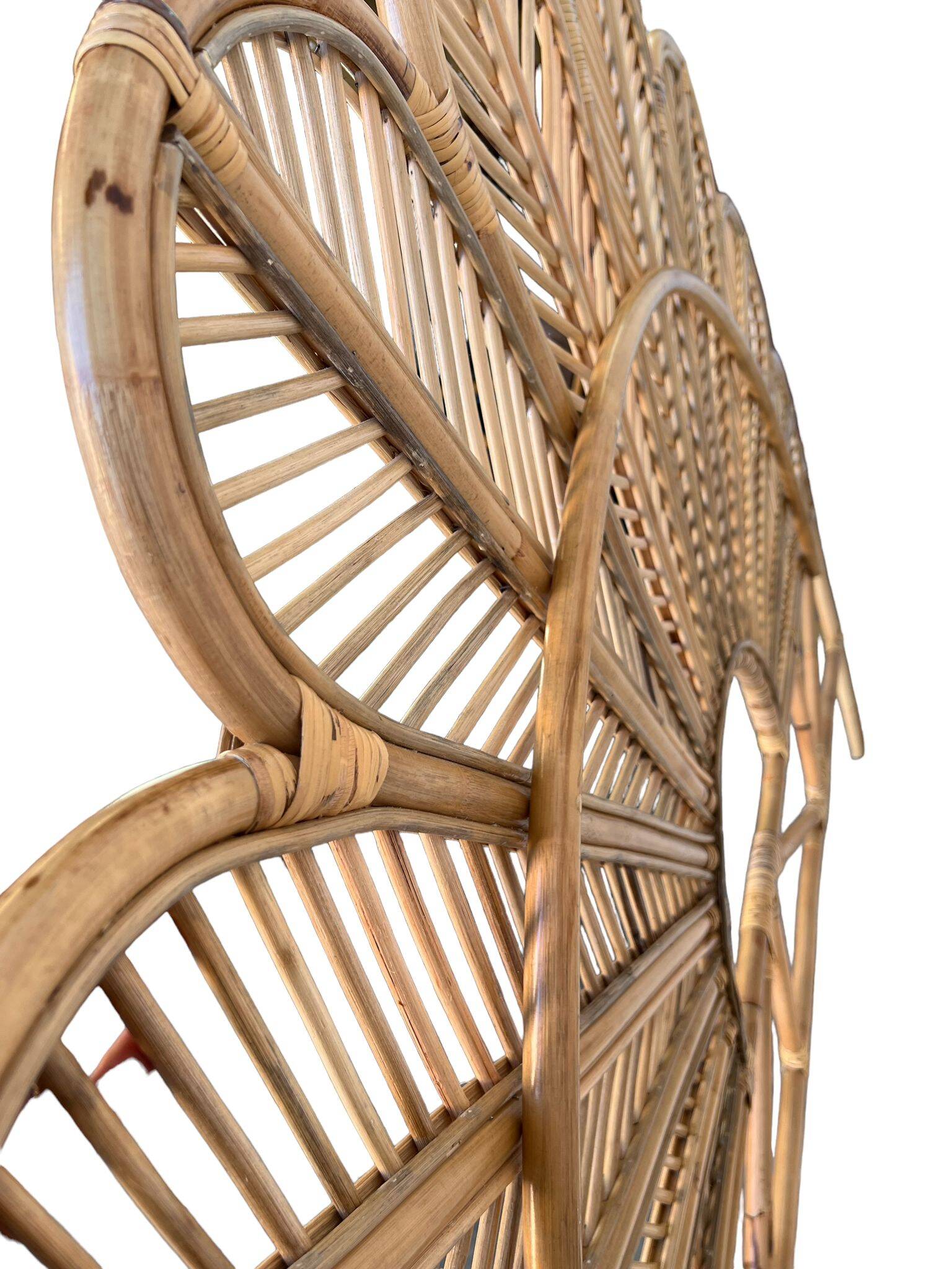 Handmade wicker headboard