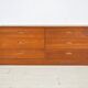 Chest of drawers by Erik Brouer 1960s Danish lowboard vintage teak