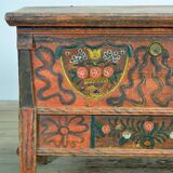 Folk art wedding chest, circa 1870