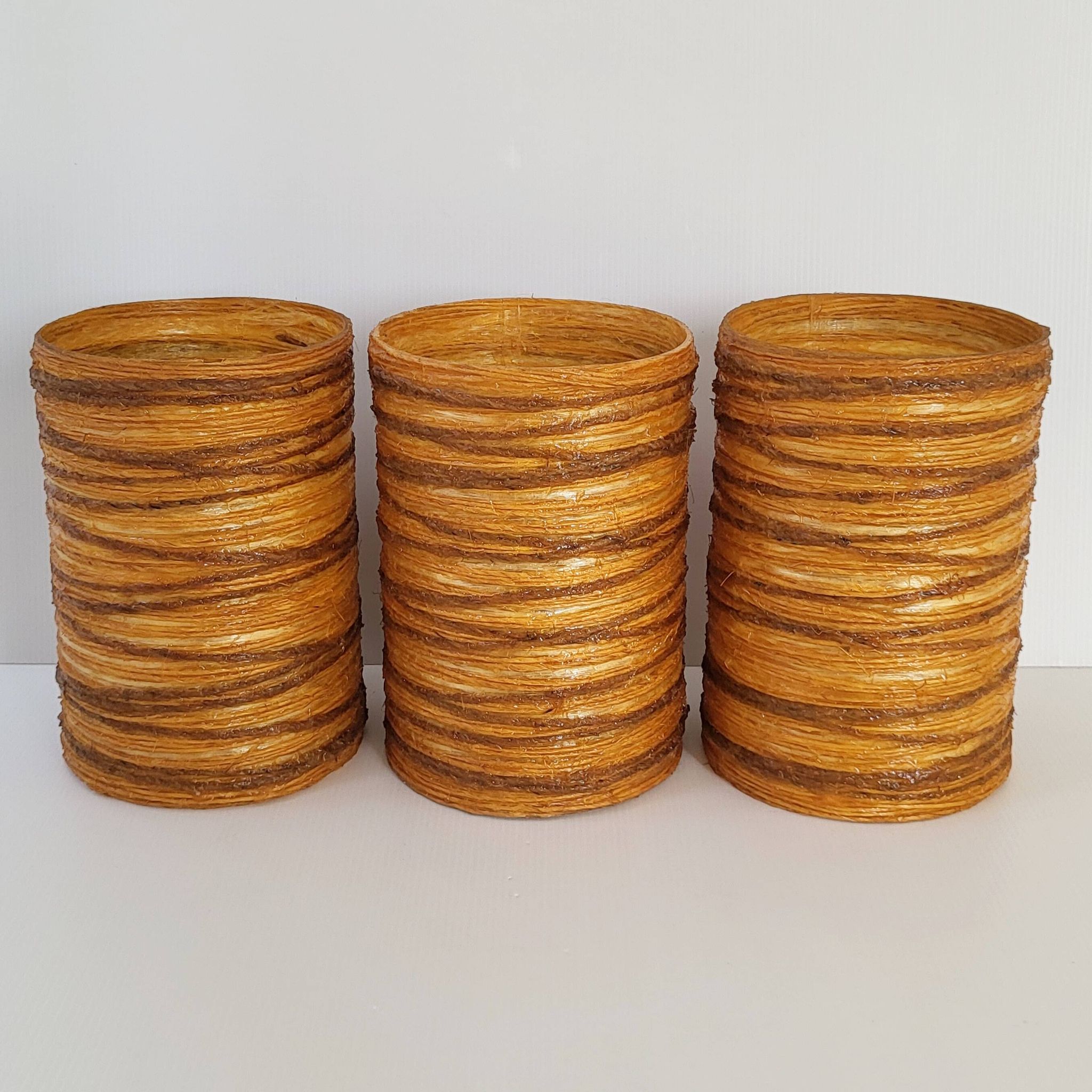 Suite of 3 vintage Accolay wall lights 1960